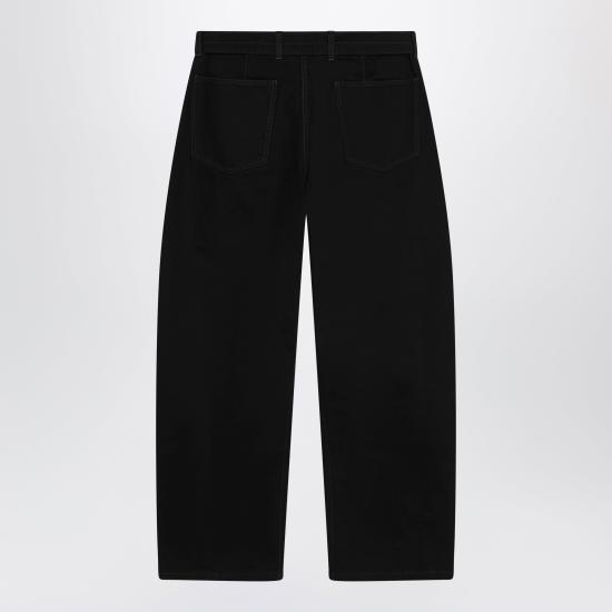 26FW 르메르 트위스트 벨티드 팬츠 PA326LD1055 Black - LEMAIRE