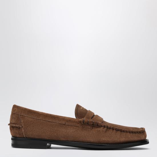 26FW 프라다 브러쉬드 레더 로퍼 2DB239X000054 Brown