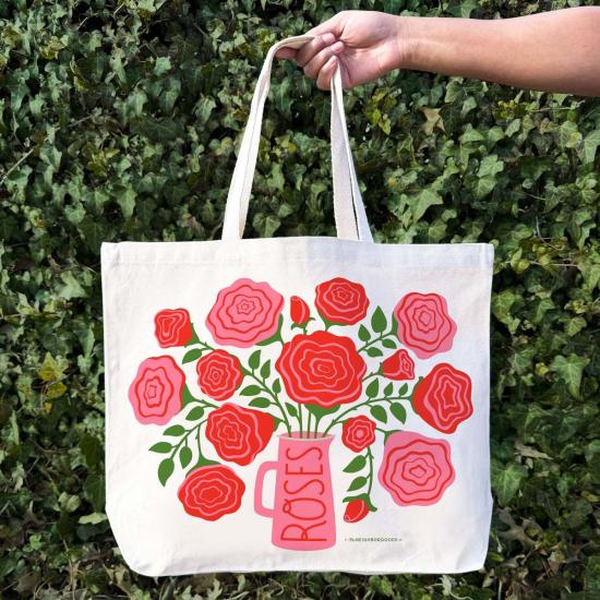  The Neighborgoods 토트백 네이버굿즈 로즈 - OTHER BRANDS