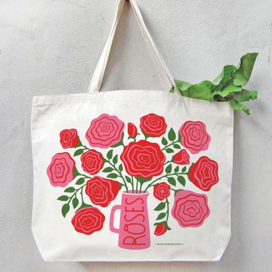  The Neighborgoods 토트백 네이버굿즈 로즈 - OTHER BRANDS