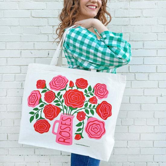  The Neighborgoods 토트백 네이버굿즈 로즈 - OTHER BRANDS
