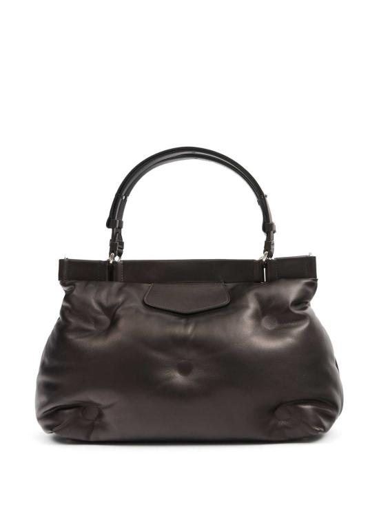  마르지엘라 토트백 메종  미디엄 글램 슬램 핸드백 블랙 - MAISON MARGIELA