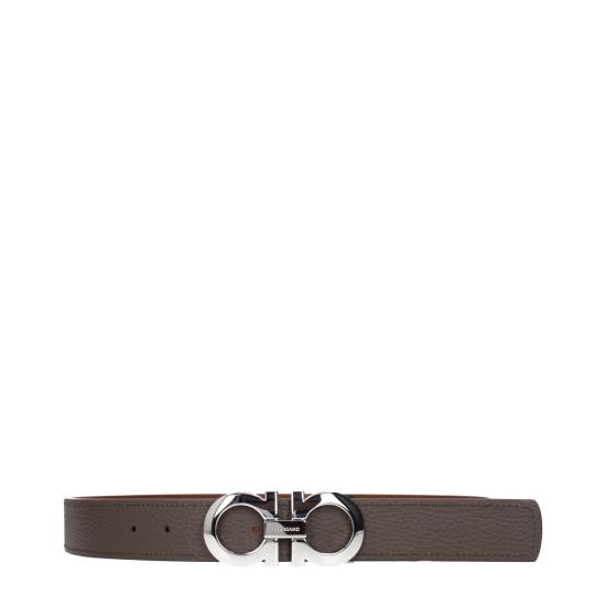 26SS 살바토레 페라가모 간치니 레더 벨트 6755420790260 - SALVATORE FERRAGAMO