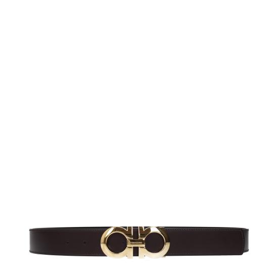 26SS 살바토레 페라가모 간치니 레더 벨트 6755420586940 - SALVATORE FERRAGAMO