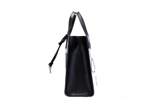  마크제이콥스 토트백 마크 제이콥스 그라인드 미니 컬러블록 가죽 토트 크로스바디 백 - MARC JACOBS