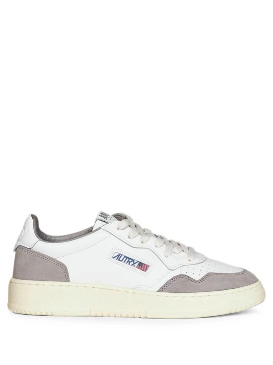 26FW 오트리 메달리스트 로우 스니커즈 AULM FT15 WHT CEMENTO