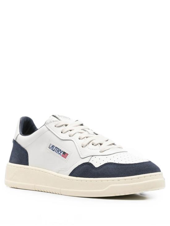 26FW 오트리 메달리스트 로우 스니커즈 AULM FT22 WHT DENIM - AUTRY
