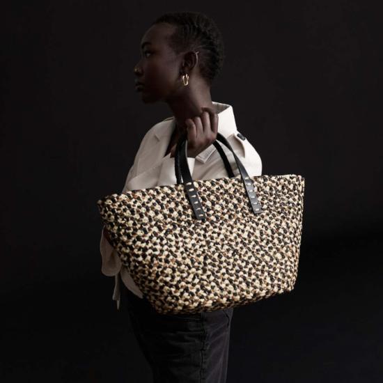  Indego Africa 토트백 인디고 아프리카 클라우딘 시그니처 스페클드 - OTHER BRANDS