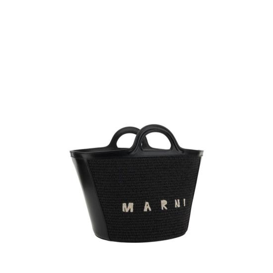 26SS 마르니 토트백 트로피칼리아 버킷 백 블랙 - MARNI