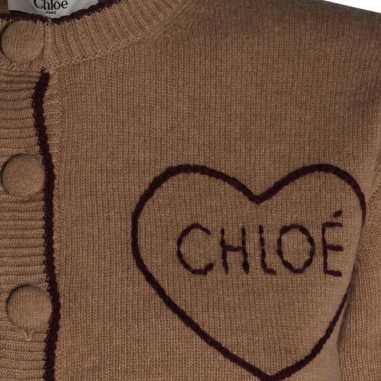26FW 끌로에 스웨터 CH26AMC15710 218 BLEACHED BROWN - CHLOE