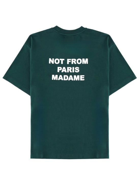 26FW 드롤드무슈 반팔 티셔츠 TS203 CO002DARKGREEN - DROLE DE MONSIEUR