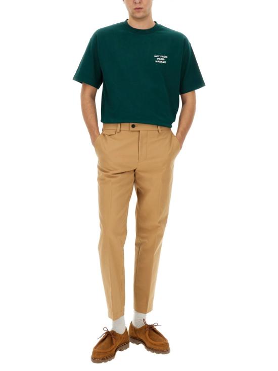 26FW 드롤드무슈 반팔 티셔츠 TS203 CO002DARKGREEN - DROLE DE MONSIEUR