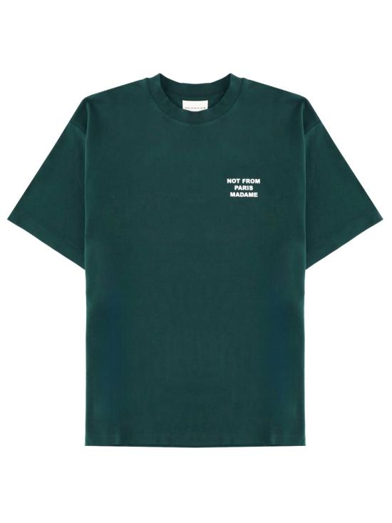 26FW 드롤드무슈 반팔 티셔츠 TS203 CO002DARKGREEN - DROLE DE MONSIEUR
