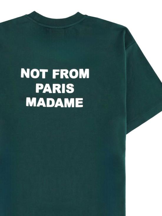 26FW 드롤드무슈 반팔 티셔츠 TS203 CO002DARKGREEN - DROLE DE MONSIEUR