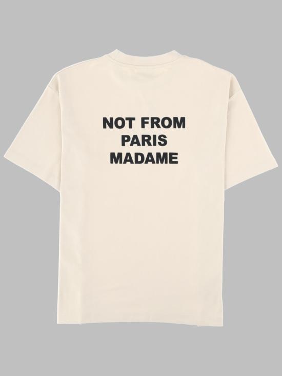 26FW 드롤드무슈 반팔 티셔츠 TS203 CO002MASTIC WHITE - DROLE DE MONSIEUR