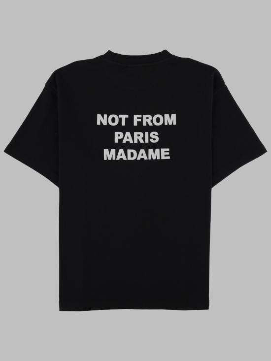26FW 드롤드무슈 반팔 티셔츠 TS203 CO002BLACK - DROLE DE MONSIEUR