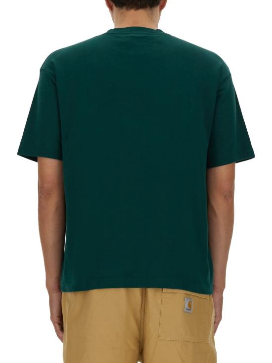 26FW 드롤드무슈 반팔 티셔츠 TS202 CO002DARKGREEN - DROLE DE MONSIEUR
