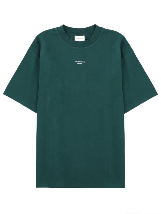 26FW 드롤드무슈 반팔 티셔츠 TS202 CO002DARKGREEN - DROLE DE MONSIEUR
