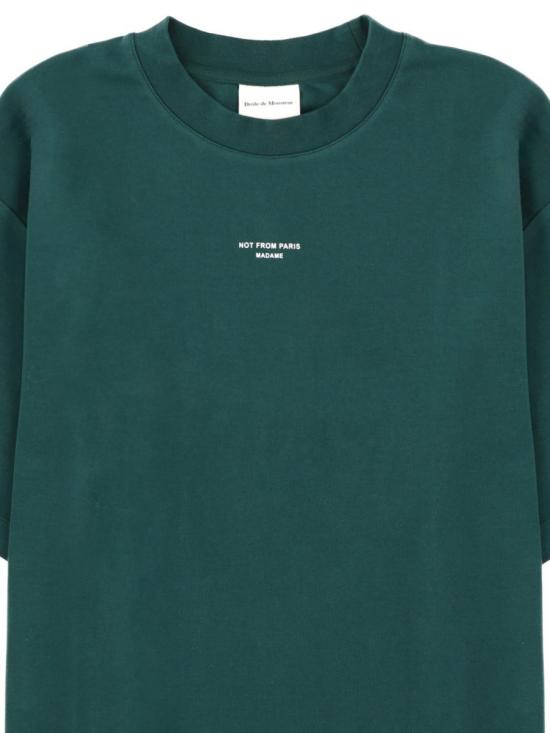 26FW 드롤드무슈 반팔 티셔츠 TS202 CO002DARKGREEN - DROLE DE MONSIEUR