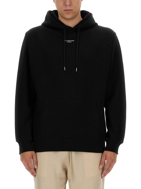 26FW 드롤드무슈 긴팔 티셔츠 HO161 CO127BLACK