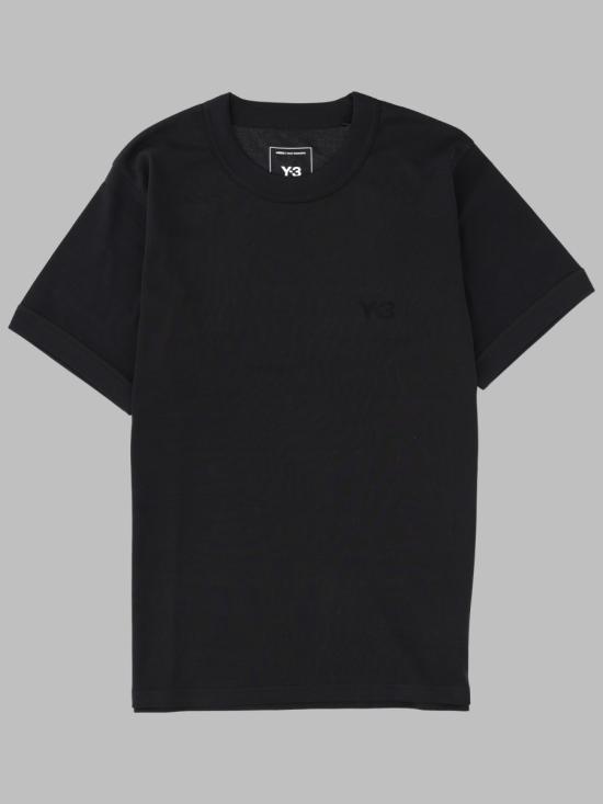 26FW 와이쓰리 반팔 티셔츠 JV6747 BLACK