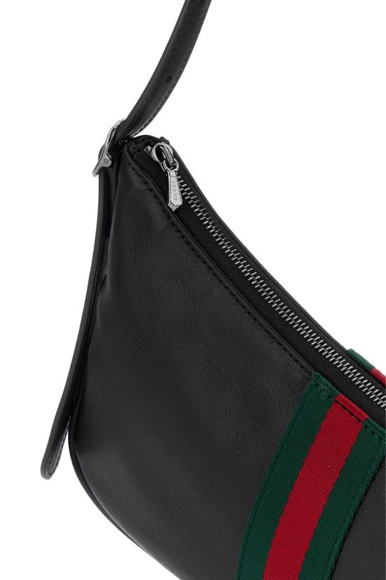  구찌 숄더백 블랙 레더 스몰 루네타 숄더백 - GUCCI