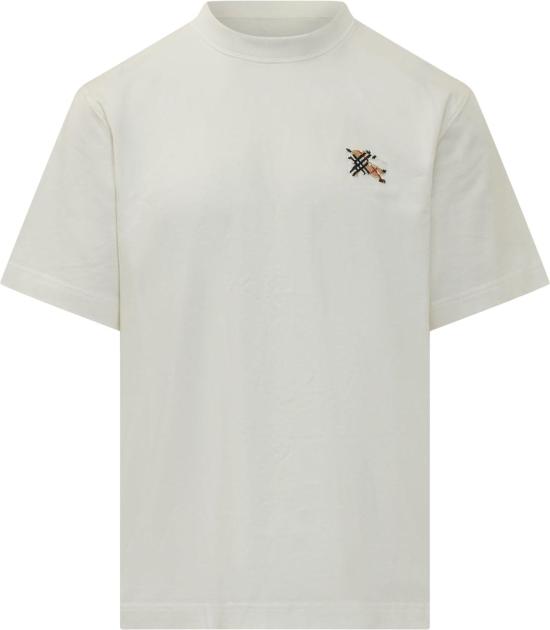 26FW 버버리 반팔 티셔츠 59544932286750 WHITE
