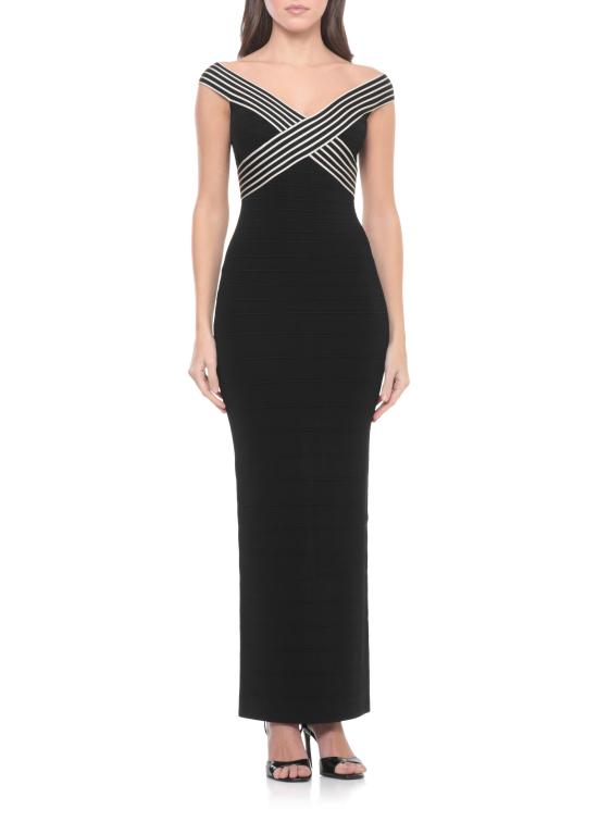 26SS 엘리자베타프랜치 롱 원피스 AM75S61E2685 BLACK - ELISABETTA FRANCHI