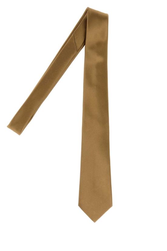26SS 생로랑 넥타이 8583553Y011 9700 BEIGE - SAINT LAURENT