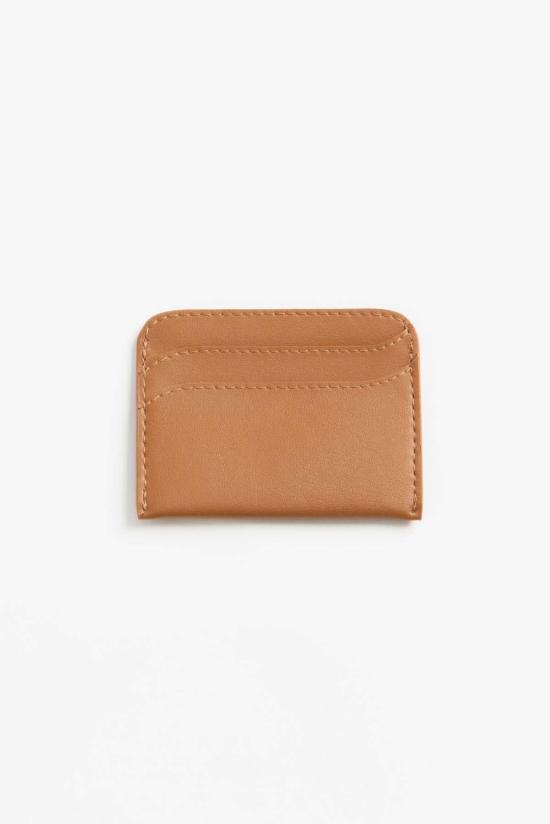  Santos by Monica 카드지갑 산토스 바이 모니카 카드 케이스 코냑 - OTHER BRANDS