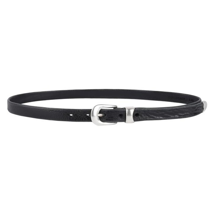 26FW 아워레가시 2cm 레더 벨트 A2208BBLALE Black