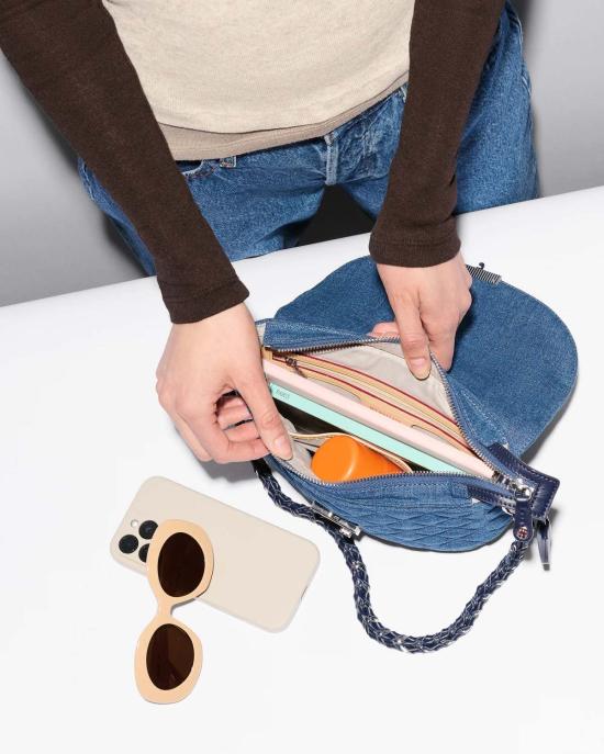  엠지 월리스 크로스백 Mz Wallace Crosby Lock Saddle Crossbody - MZ WALLACE