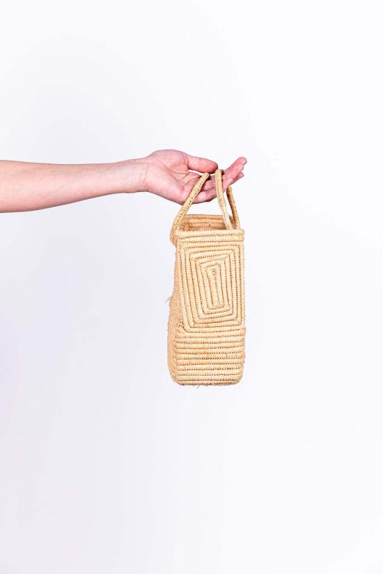  Founders & Followers 토트백 창립자 및 추종자 직사각형 상자 등나무  갈색 - OTHER BRANDS