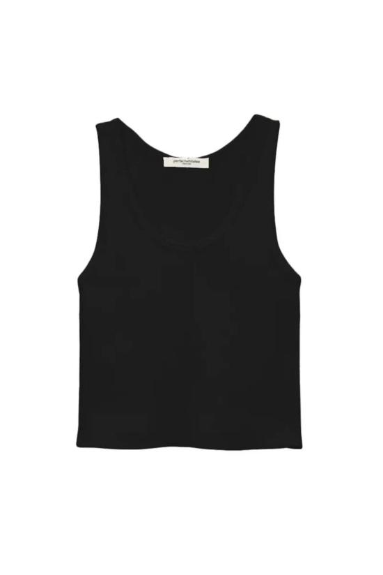  퍼펙트 화이트 티 민소매 티셔츠 데비 탱크 - PERFECT WHITE TEE