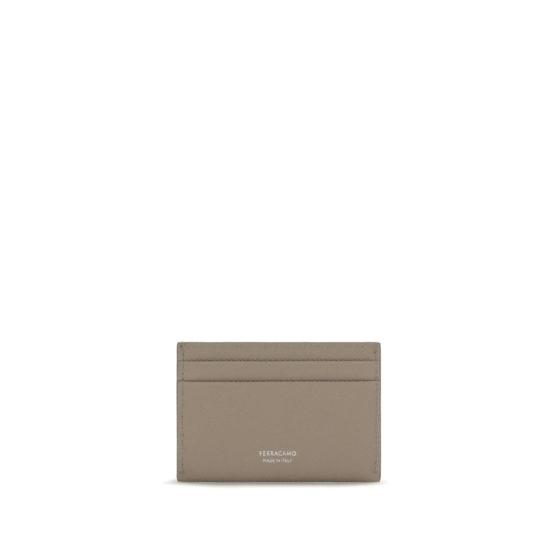  살바토레 페라가모 지갑 페라가모 간치니 카드 홀더 베이지 - SALVATORE FERRAGAMO