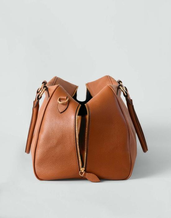  하이어 굿즈 토트백 Hyer Goods La Via 이탈리아 가죽 위켄더 백 - HYER GOODS