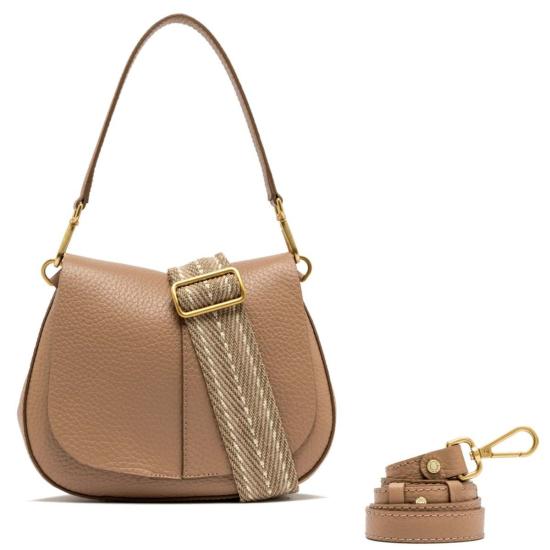 지아니 끼아리니 숄더백 Gianni Chiarini Helena 라운드 가죽 숄더백
