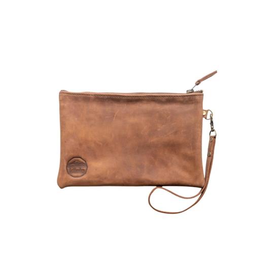 주빌리 트레이딩 코 클러치/파우치 주빌리 트레이딩 컴퍼니 가죽 클러치 - JUBILEE TRADING CO.
