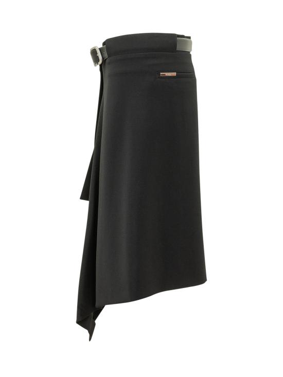 26FW 디 아티코 스커트 261WCS00313WWW065AA 100 BLACK - THE ATTICO