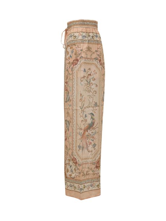 26FW 짐머만 스트레이트 팬츠 3524PSS264 PTPF PINK PAISLEY FLORAL - ZIMMERMANN