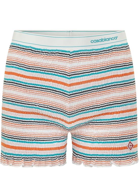 26FW 카사블랑카 숏팬츠 WPF26JTR163 01 STRIPE