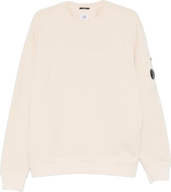 26SS 씨피 컴퍼니 스웨터 SWEATSHIRTSCREWNECKFROZENDEW WHITE