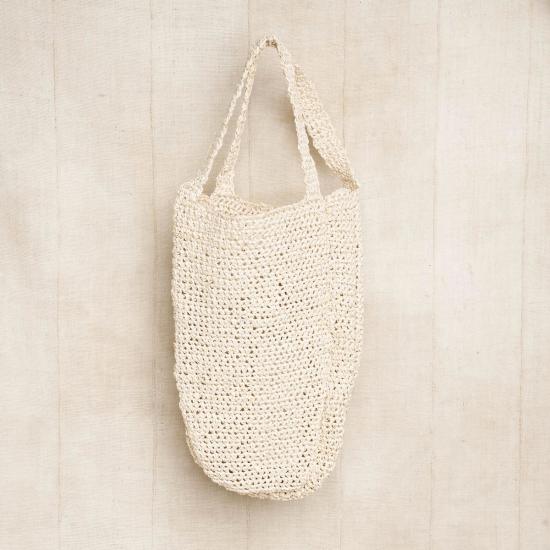  Maydi 숄더백 메이디 핸드 크로셰 라피아 마켓 백 크림색 - OTHER BRANDS