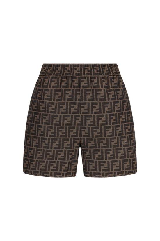 26FW 펜디 캔버스 반바지 FR6259A5W3 BROWN