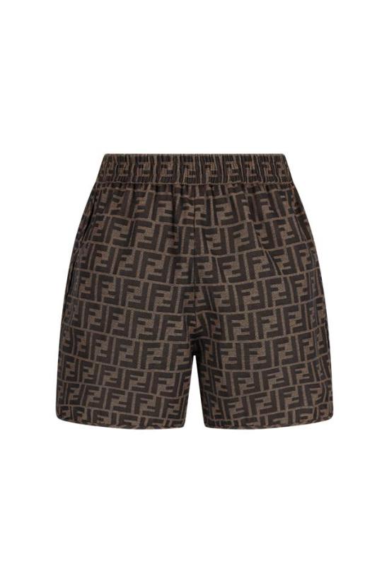 26FW 펜디 캔버스 반바지 FR6259A5W3 BROWN - FENDI