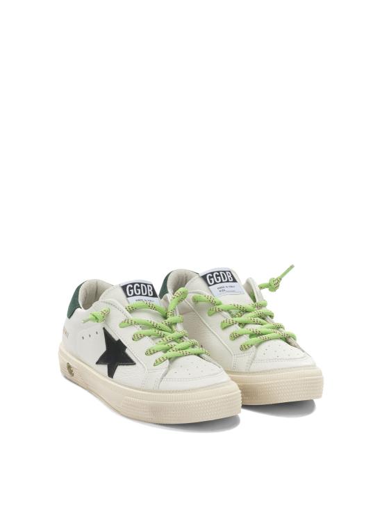 26FW [키즈] 골든구스 스니커즈 GYF00496F00867010349 Green - GOLDEN GOOSE
