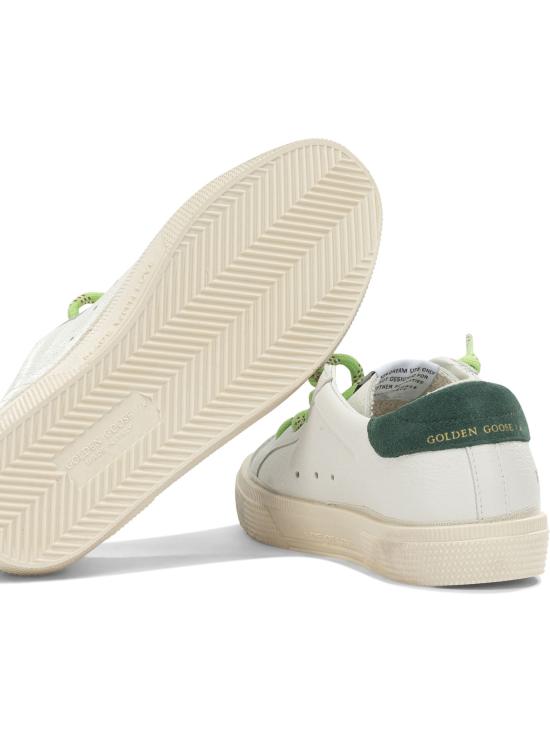 26FW [키즈] 골든구스 스니커즈 GYF00496F00867010349 Green - GOLDEN GOOSE