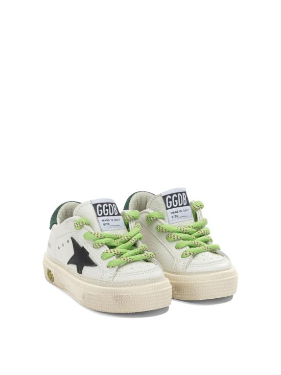 26FW [키즈] 골든구스 스니커즈 GJF00496F00867010349 Green - GOLDEN GOOSE