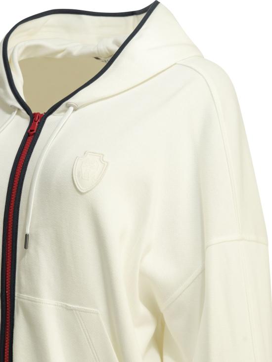 26SS 브루넬로 쿠치넬리 후드 티셔츠 MG927VT306C7220 X White - BRUNELLO CUCINELLI