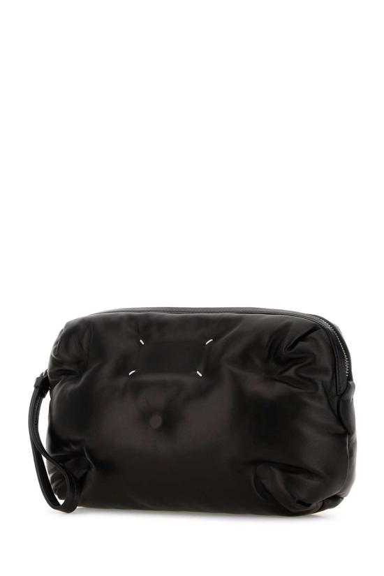  마르지엘라 가방 메종  나파 가죽 글램 슬램 클러치 블랙 - MAISON MARGIELA